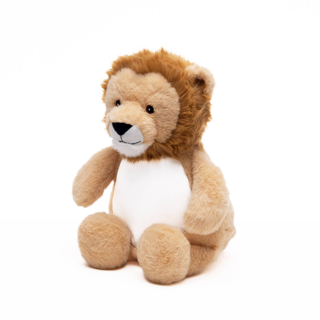 Personlig løve bamse med navn eller brodering 🤍