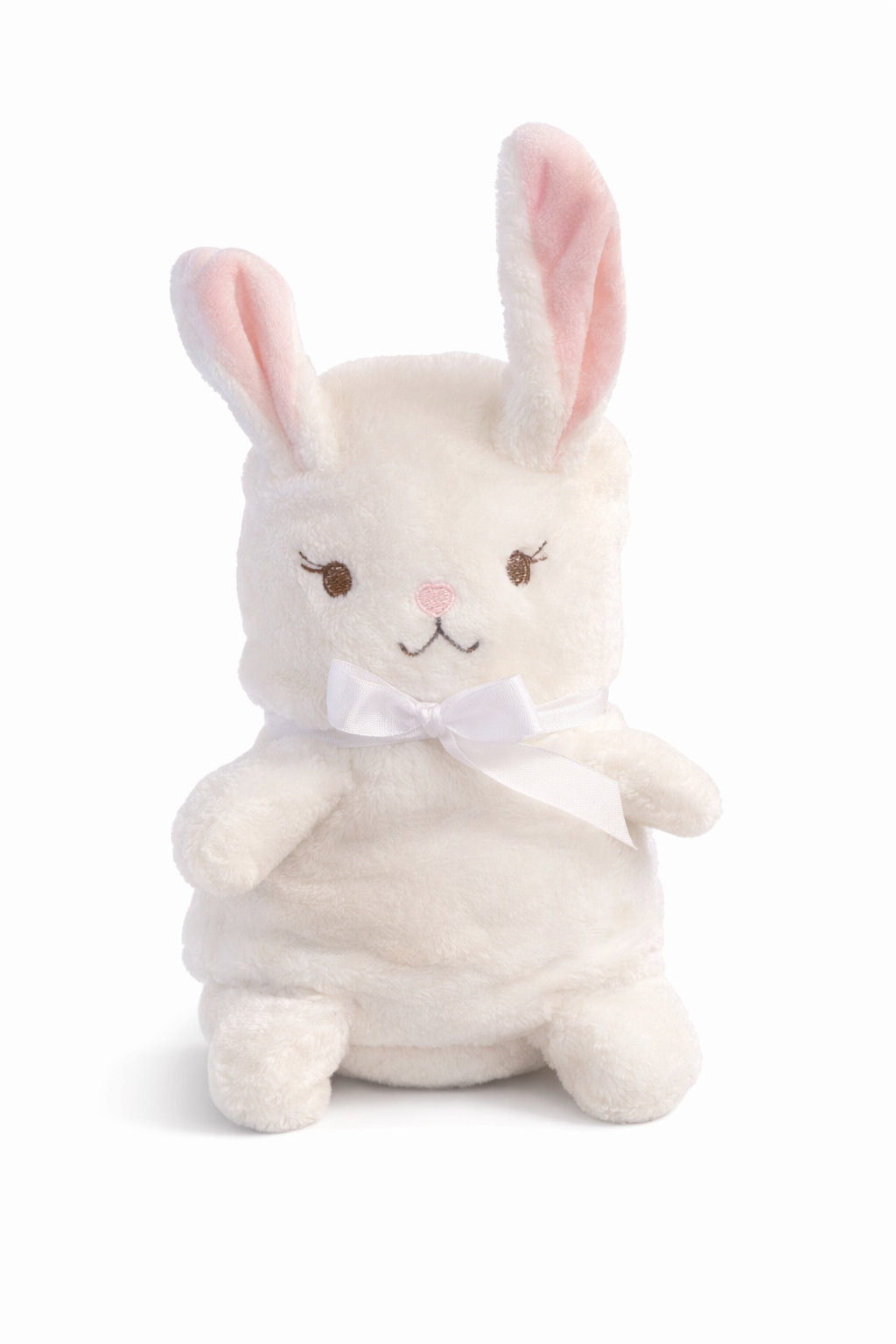 Personligt babytæppe der kan foldes til bamse – med navn og dato