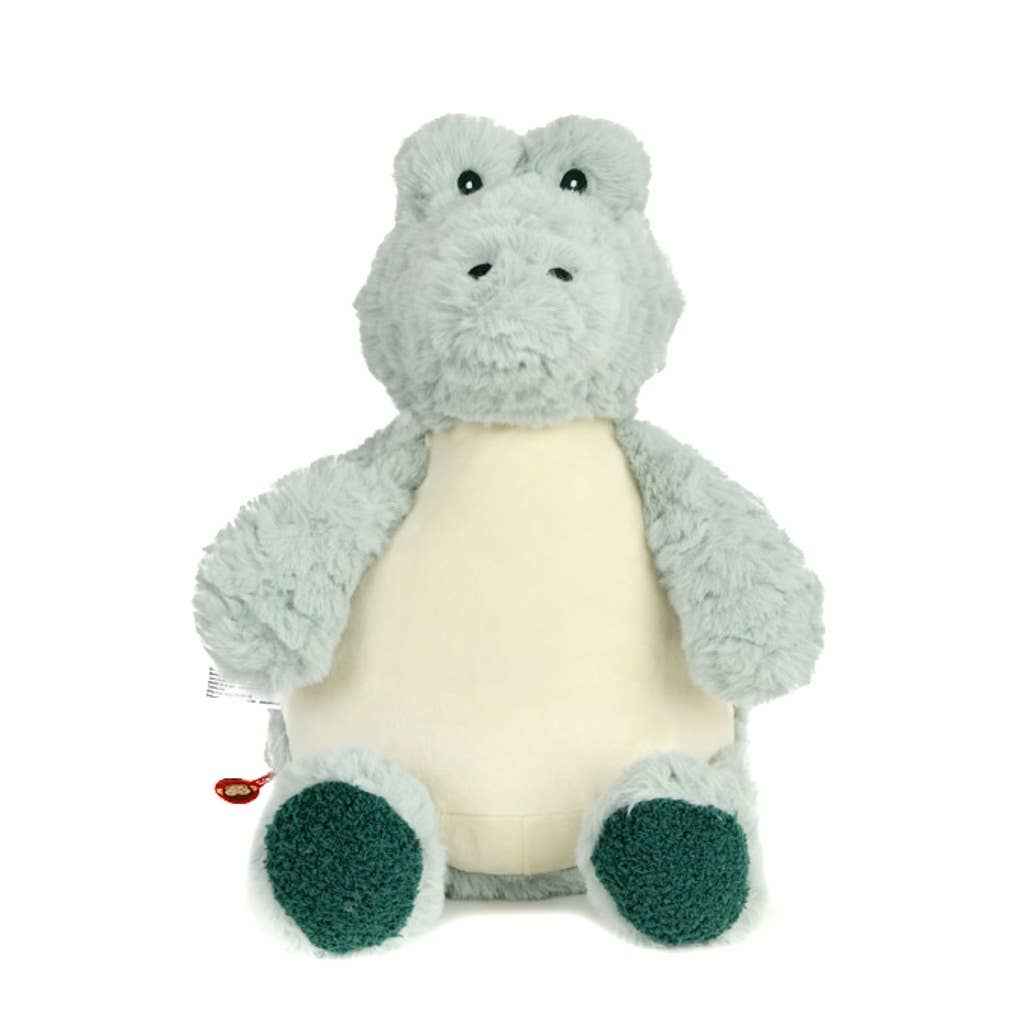 Personlig alligator bamse med navn eller brodering 🤍